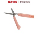 AZKO Odi 12 cm Gunting Portable - Pink Travel Scissors Alat Pemotong Serbaguna Peralatan Atk
