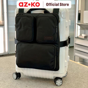 AZKO Passport Vior Tas Side Bag Koper - Hitam Aksesoris Koper Perlengkapan Berpergian Travel Luggage
