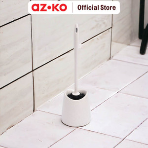 AZKO Tatay Sikat Toilet Ecohome - Krem Beige Bathroom Brush Sikat Wc Serbaguna Alat Kebersihan Pembersih Kamar Mandi