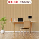 AZKO Maxbuilt 290X4.7X2cm Panel Dinding Flex Motif Kayu - Cokelat Maple