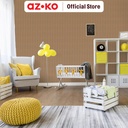 AZKO Maxbuilt 290X4.7X2 cm Panel Dinding Flex Motif Kayu - Cokelat Teak