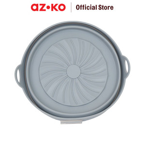 AZKO Kris 22 cm Silicon Air Fryer - Abu-Abu Muda