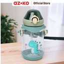 AZKO Kris 500 ml Botol Minum Anak Tritan Dino - Hijau