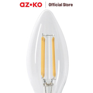AZKO Eglare Bohlam Led Filamen Candle 4 watt E14 - Warm White