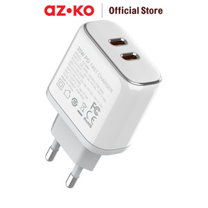 AZKO Memoo Kepala Charger Dual Usb Type C 35 watt