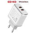 AZKO Memoo Kepala Charger Dual Usb Type C 35 watt