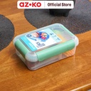 AZKO Smash 1.6 ltr Kotak Makan 3 Sekat Bento Safe - Hijau