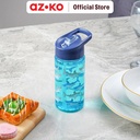 AZKO Smash 450 ml Botol Minum Shark Sipper - Biru