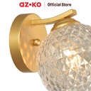 AZKO Eglare Chrysant Lampu Dinding Hias E14 - Gold