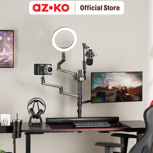 AZKO Krisbow Bracket Streaming Mount Bracket Live Streaming Stand Holder Gadget Tripod Live Ig Youtube Tiktok Perlengkapan Elektronik - Tripod Mobile