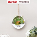 AZKO Arthome Tanaman Artifisial Gantung Sukulen Lotus Fern