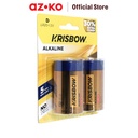 AZKO Krisbow Set 2 Pcs Baterai Alkaline C Lr14-1.5V