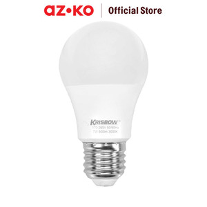 AZKO Krisbow Lumi Bohlam Led 7 watt 700Lm Warm White - Kuning
