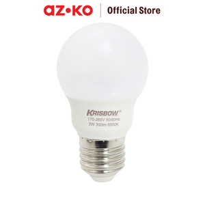 AZKO Krisbow Lumi Bohlam Led 3 watt Cool Daylight - Putih