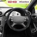 AZKO Otto Klasse Sarung Stir Mobil Heavyduty - Hitam/Abu-Abu