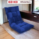 AZKO Soleil Amadeus Breen Kursi Lesehan Lipat Velvet - Biru Navy