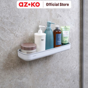 AZKO Stora Rak Kamar Mandi Suction - Putih