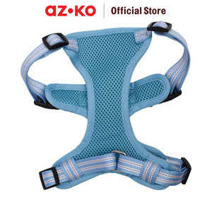 AZKO Paws N Tail Ukuran S Harness & Tali Anjing - Biru