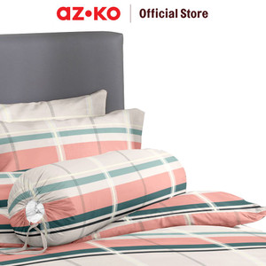 AZKO Sleeplite 160X200cm Set 5 Pcs Seprai Queen Polyester Stripe Caspia