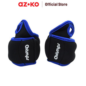 AZKO Champs Penopang Pergelangan Tangan Soft Wrist - Hitam/Biru
