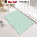 AZKO Forhom 60X39 cm Keset Kamar Mandi Diatomite Hard Solid - Turquoise