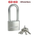 AZKO Krisbow 6.3 cm Gembok Stainless Steel Brass Cylinder Long Shackle