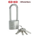 AZKO Krisbow 3.8 cm Gembok Stainless Steel Brass Cylinder Long Shackle
