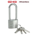 AZKO Krisbow 3.2 cm Gembok Stainless Steel Brass Cylinder Long Shackle