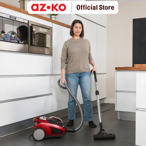AZKO Nilfisk Penghisap Debu Kering Home Use Bagless Meteor - Merah