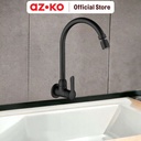 AZKO Acroz Veneto Keran Dapur Leher Angsa Cold Pull Out - Hitam