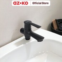 AZKO Acroz 13X5.2X8 cm Veneto Keran Kamar Mandi - Hitam