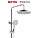 AZKO Acroz Vittoria Set Shower Mandi Chrome