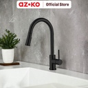 AZKO Acroz Veneto Keran Dapur Leher Angsa Mixer Pull Out - Hitam