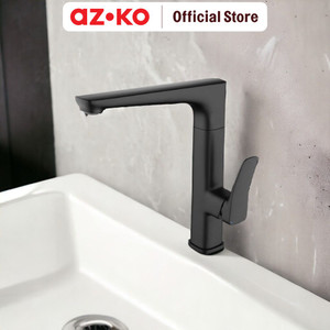 AZKO Acroz 22.3X10.6X25.9 cm Veneto Keran Mixer Dapur - Hitam