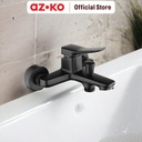 AZKO Acroz 17.5X21.2X11.9 cm Veneto Keran Mixer Bathtub - Hitam