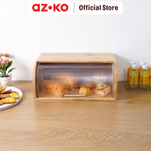 AZKO Delicia Dabiski Tempat Roti Rectangle - Cokelat Natural
