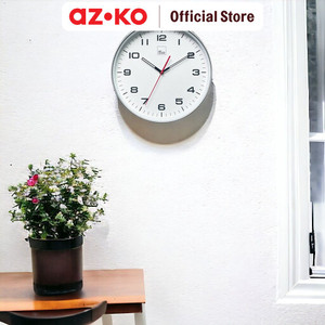 AZKO Arthome 30 cm Jam Dinding Dex - Merah