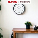 AZKO Arthome 30 cm Jam Dinding Bot - Hitam