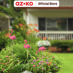 AZKO Arthome Set 3 Pcs Tongkat Dekorasi Taman Polyflamingo