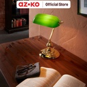AZKO Eglo Banker Lampu Meja E27 - Hijau/Brass