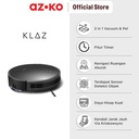 AZKO Klaz Pembersih Lantai Robotik - Hitam