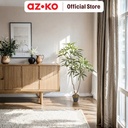 AZKO Arthome 130 cm Tanaman Artifisial False Aralia - Hijau Tumbuhan Tanaman Buatan Dekorasi Plant Sintetis Pajangan Rumah Serbaguna Hiasan Properti Foto