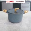 AZKO Kris Panci 22 cm Ultima Casserole Dengan Tutup - Abu-Abu