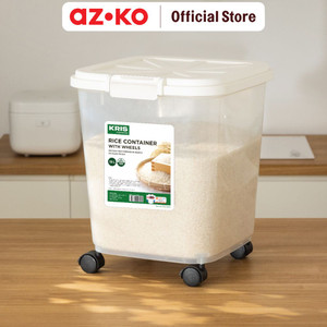 AZKO Kris 15 ltr Tempat Beras - Putih