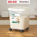 AZKO Kris 15 ltr Tempat Beras - Putih