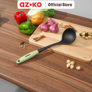 AZKO Kris Sendok Sup Nylon Tpr - Hijau