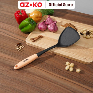AZKO Kris Spatula Turner Solid Nylon Tpr - Hitam/Pink Coral