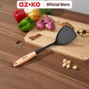 AZKO Kris Spatula Turner Solid Nylon Tpr - Hitam/Pink Coral