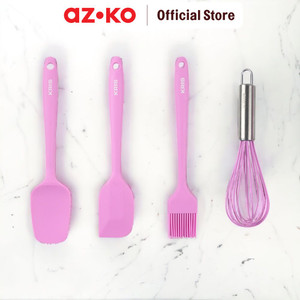 AZKO Kris Set 4 Pcs Alat Masak Kue - Ungu Muda