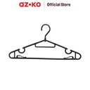 AZKO Stora 39X19 cm Set 10 Pcs Hanger Plastik Pp - Hitam